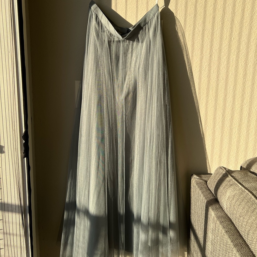 Reverly Taylor Tulle Skirt Size 10 Color Better Together Blue